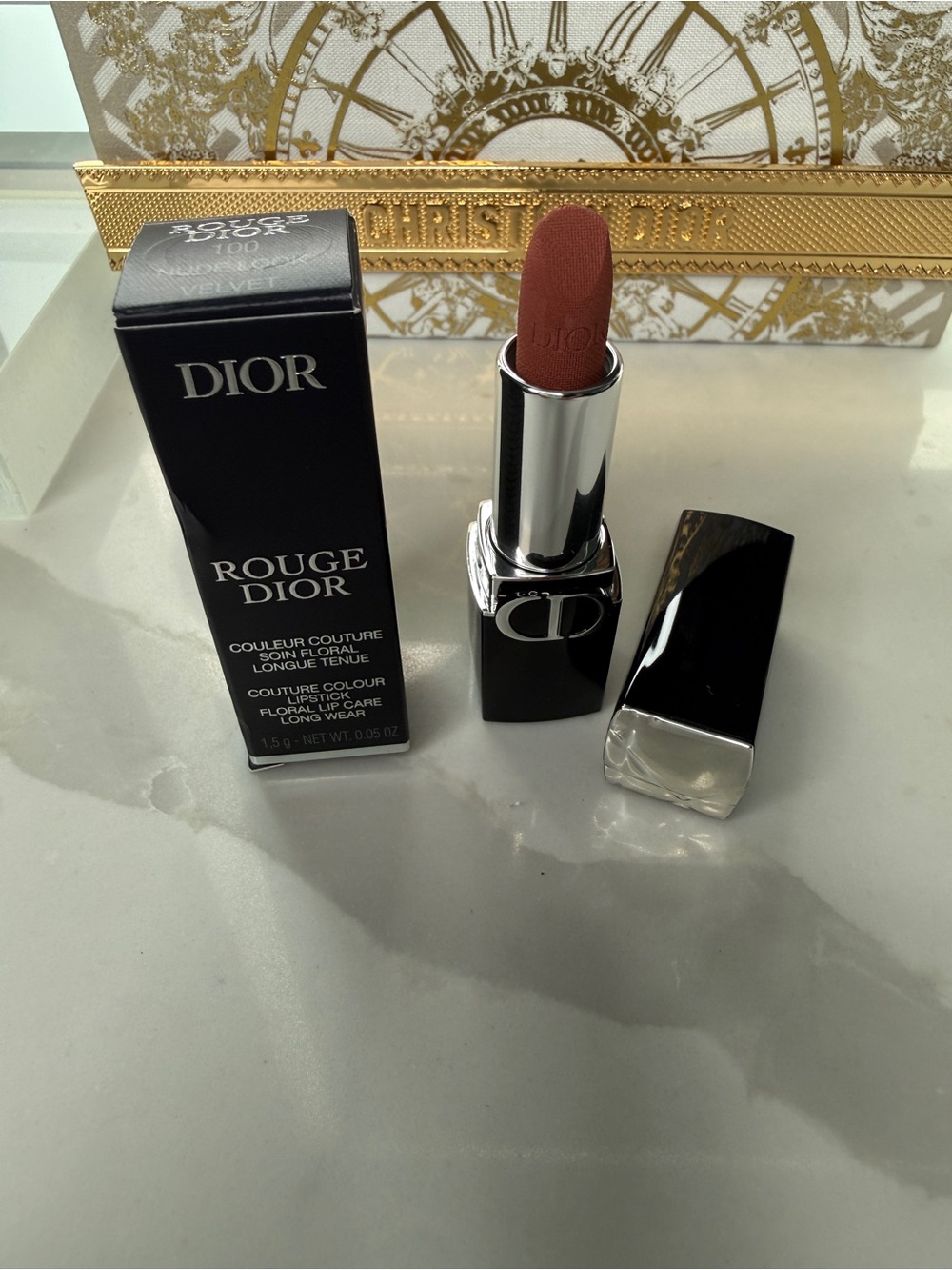 Dior Rouge Dior Velvet Lipstick - Warm Brown